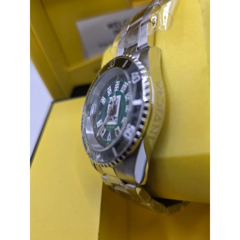 Invicta Pro Diver House of Cards 50524 40mm Casino King Quartz Watch NIB